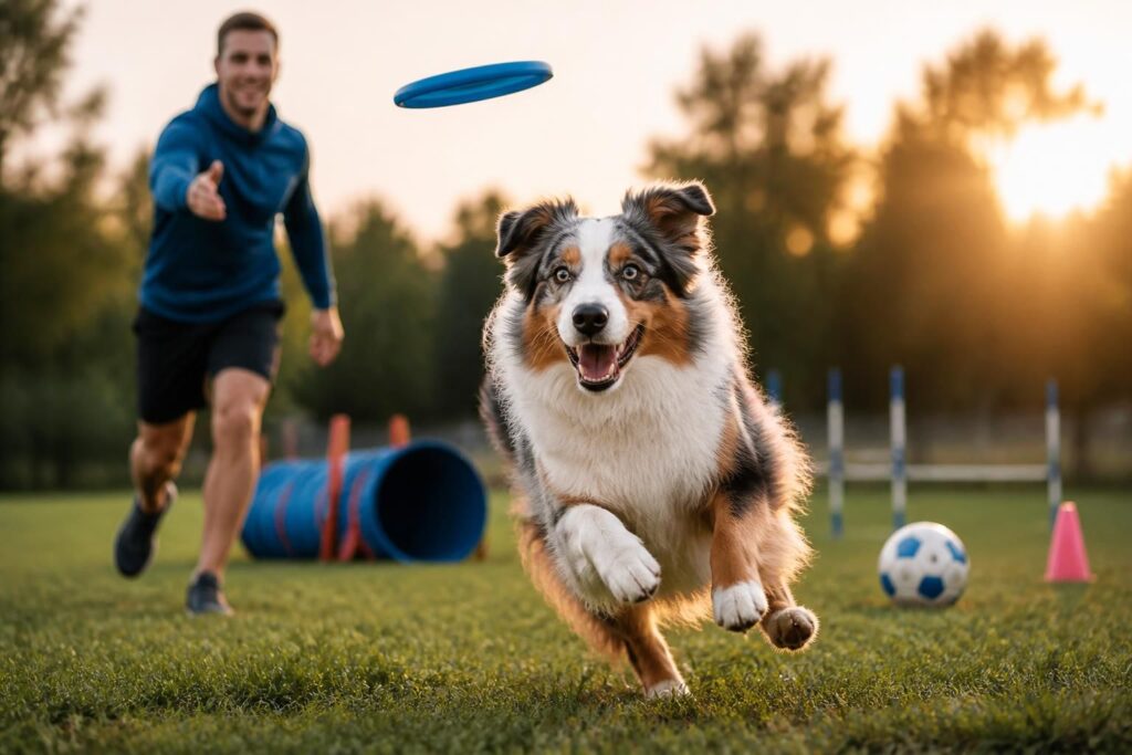 découvrez le berger australien, un chien sportif et intelligent, idéal pour les familles actives. apprenez à qui il convient le mieux et comment répondre à ses besoins énergétiques.