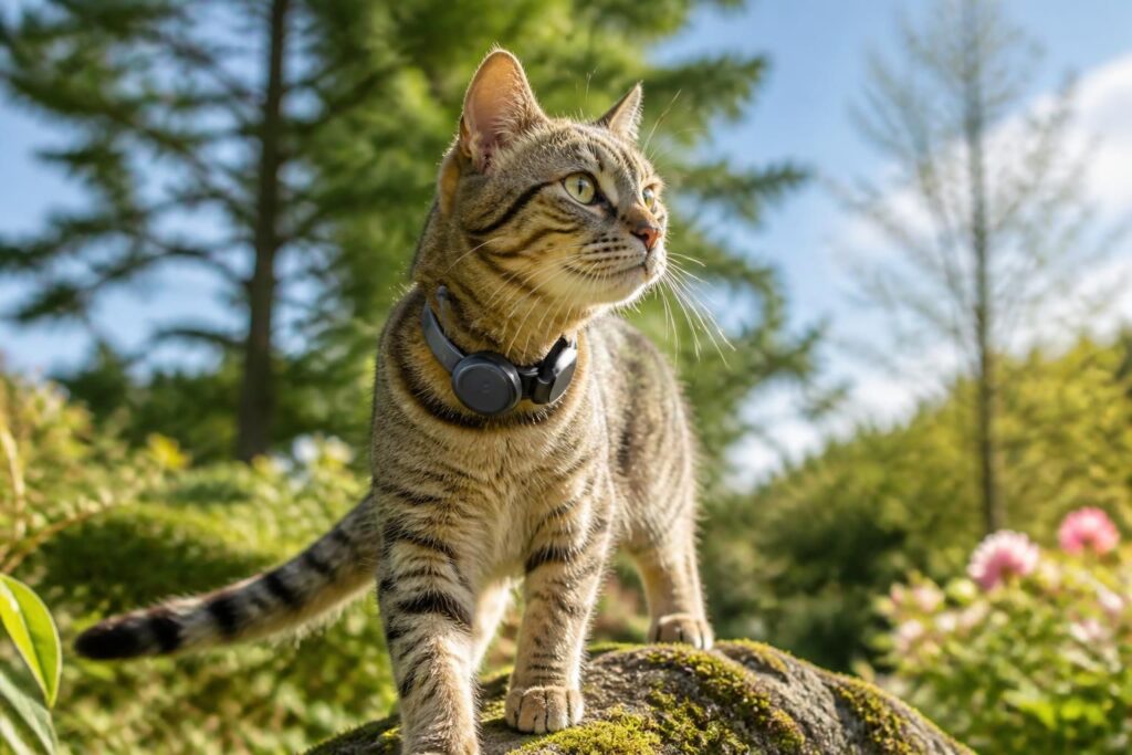 découvrez le collier gps pour chat, l'accessoire idéal pour suivre et retrouver votre félin baroudeur en toute sécurité.