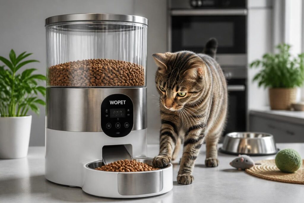 découvrez comment choisir le meilleur distributeur de croquettes pour chat afin d'assurer une alimentation pratique et adaptée à votre compagnon félin.