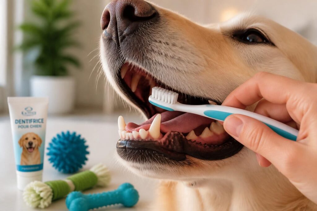La maladie parodontale : protéger les dents de son chien