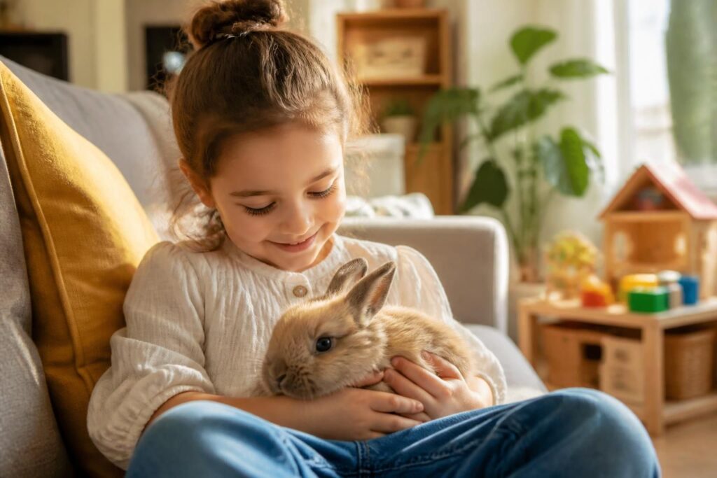 découvrez pourquoi le lapin nain est un animal de compagnie idéal pour toute la famille : facile à vivre, affectueux et adapté aux enfants.