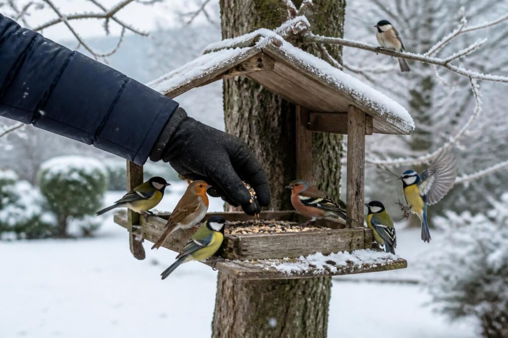 découvrez comment bien nourrir les oiseaux en hiver avec nos conseils pratiques pour les aider à passer la saison froide en toute sécurité.