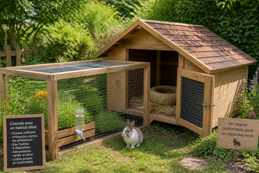 découvrez nos conseils pour choisir et aménager un clapier lapin extérieur, afin d'assurer un habitat sécurisé et confortable à votre compagnon.