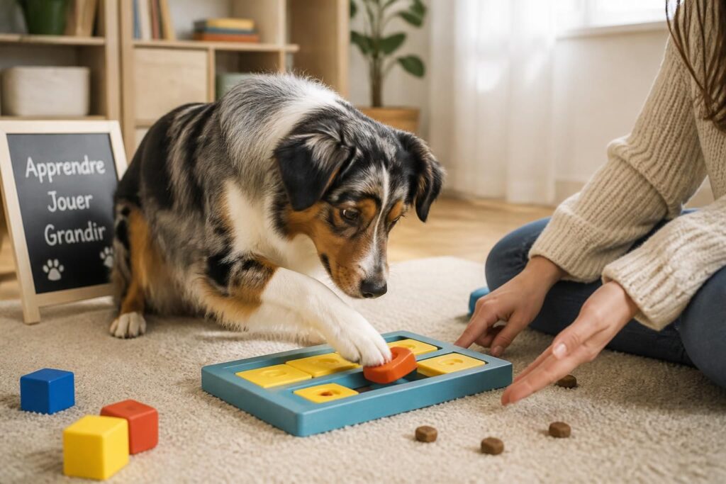 découvrez comment stimuler l'intelligence de votre chien avec des jeux éducatifs adaptés pour renforcer son apprentissage et son bien-être.