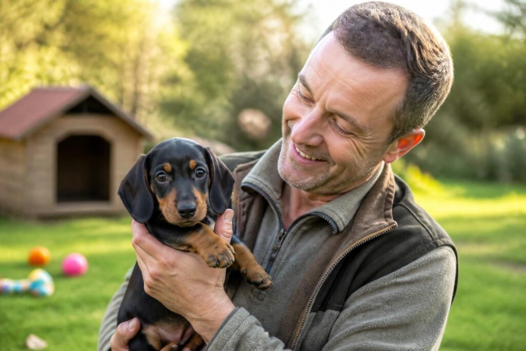 découvrez nos conseils d'éleveur pour choisir un chiot teckel nain en bonne santé, et offrez-vous un compagnon fidèle et heureux.