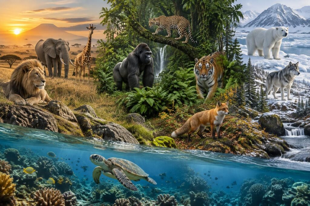 10 animaux sauvages à découvrir absolument dans leur habitat naturel