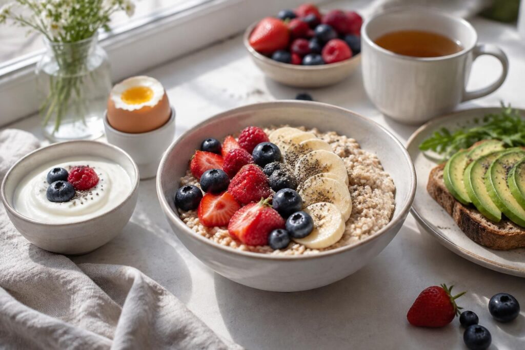 découvrez des recettes de petit déjeuner saines et rassasiantes pour vous aider à perdre du ventre et démarrer la journée du bon pied.